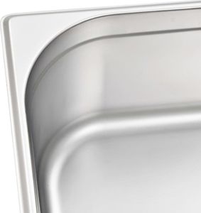 vidaXL Pojemniki gastronomiczne 2 szt. GN 1/1, 150 mm, stal nierdzewna 7