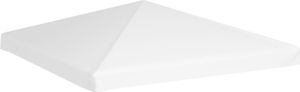 vidaXL Zadaszenie altany ogrodowej, 270 g/m, 3x3 m, białe (312080) 1