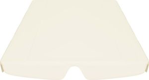 vidaXL Zadaszenie do huśtawki ogrodowej, kremowe, 226x186 cm, 270 g/m (312085) 4