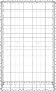 vidaXL Ściana gabionowa z pokrywami, galwanizowana stal, 60x30x100 cm 3