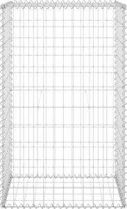 vidaXL Ściana gabionowa z pokrywami, galwanizowana stal, 60x50x100 cm 3
