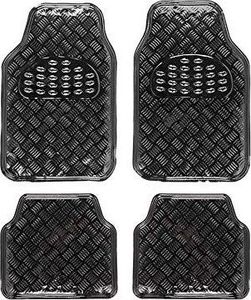 BigBuy Car Zestaw Dywaników do Samochodu ALF10131 Uniwersalny Czarny (4 pcs) 1