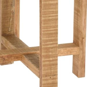 Home Styling Collection Kwietnik osłonka DONICZKA metalowa biała na drewnianym stojaku 50 cm na rośliny kwiaty 5