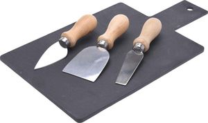 Deska do krojenia Excellent Houseware z nożem kamienna 2