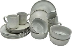 Excellent Houseware Zestaw OBIADOWY miska talerz talerzyk kubek 16 el. 3