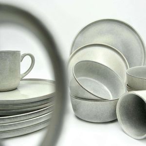 Excellent Houseware Zestaw OBIADOWY miska talerz talerzyk kubek 16 el. 7