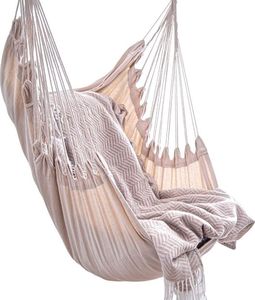Ambiance Hamak Brazylijski fotel podwieszany huśtawka beżowy 9
