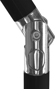 Ambiance Parasol ogrodowy prostokątny z korbką łamany Szary 150x250 cm 2