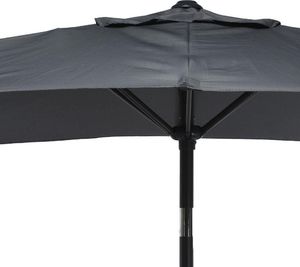 Ambiance Parasol ogrodowy prostokątny z korbką łamany Szary 150x250 cm 4