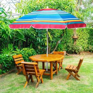 ProBeach Parasol plażowy regulowany Mix Kolorów 144 cm 5