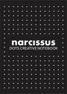 Narcissus Zeszyt A5/56K kropki czarny 6szt. 1