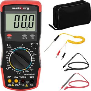 Steinberg Multimetr miernik cyfrowy prądu AC/DC 1000 V test hFE LCD 1