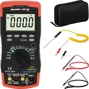 Steinberg Multimetr miernik cyfrowy prądu AC/DC True RMS NCV LCD 1