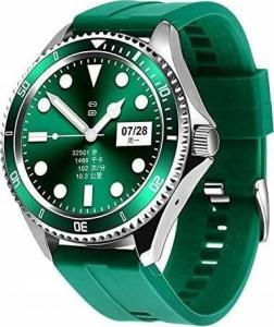 Smartwatch Bakeeley Z69 Srebrno-zielony 2