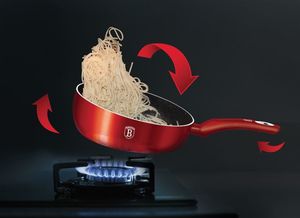 Patelnia Berlinger Haus Metallic Line Burgundy Edition 26cm 5