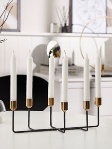 Beliani Świecznik metalowy 12 cm czarny BANGKA 4