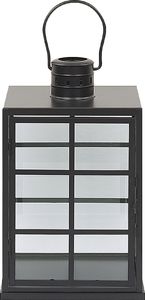 Beliani Lampion metalowy czarny BINTAN 4