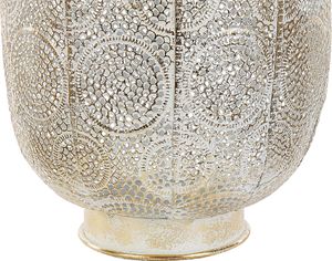 Beliani Lampion 30 cm metalowy złoty LANTAU 5