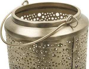 Beliani Lampion 25 cm złoty CORFU 3