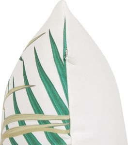 Beliani Zestaw 2 poduszek ogrodowych z motywem w palmy 45 x 45 cm wielokolorowy GAIANA 3