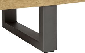 Beliani Komoda trzydrzwiowa jasne drewno TIMBER 7