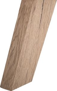 Beliani Komoda jasne drewno z białym MILO 6