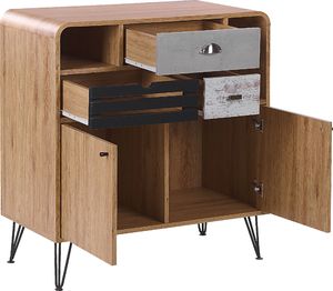 Beliani Komoda jasne drewno KYLE 3