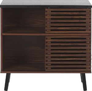 Beliani Komoda ciemne drewno PERTH 2