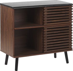 Beliani Komoda ciemne drewno PERTH 3