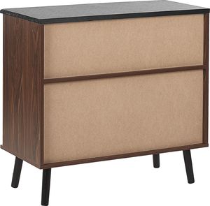 Beliani Komoda ciemne drewno PERTH 4