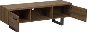 Beliani Szafka RTV ciemne drewno TIMBER 3