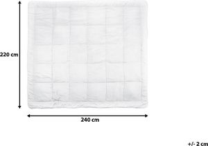 Beliani Kołdra bawełniana Rimo 220 x 240 5