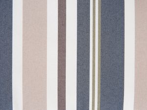 Beliani Zestaw 8 poduszek na krzesła ogrodowe niebiesko-beżowe MAUI 5