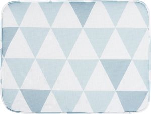 Beliani Zestaw 2 poduszek na krzesło ogrodowe w trójkąty niebieskie FIJI 7
