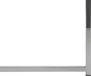 Beliani Stolik kawowy efekt marmuru biało-srebrny QUINCY 3