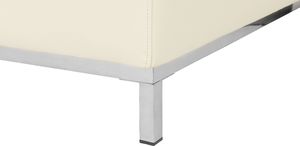 Beliani Narożnik skórzany lewostronny beżowy OSLO 5