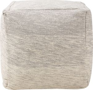 Beliani Puf 40 x 40 x 40 cm jasnoszary HIRRI 3