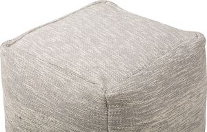 Beliani Puf 40 x 40 x 40 cm jasnoszary HIRRI 4