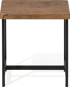 Beliani Zestaw do jadalni stół i 4 krzesła ciemne drewno z czarnym ARLINGTON 6