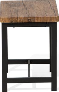 Beliani Zestaw do jadalni stół i 4 krzesła ciemne drewno z czarnym ARLINGTON 7