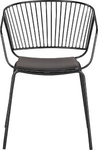 Beliani Zestaw 2 krzeseł do jadalni czarny RIGBY 3