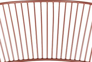 Beliani Zestaw 2 krzeseł do jadalni miedziany RIGBY 5