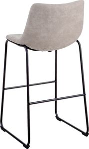 Beliani Zestaw 2 krzeseł barowych beżowy FRANKS 5