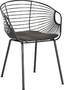 Beliani Zestaw 2 krzeseł do jadalni czarny HOBACK 2