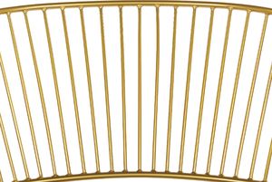 Beliani Zestaw 2 krzeseł do jadalni złoty RIGBY 5