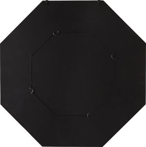 Beliani Lustro ścienne 77 x 77 cm ciemne drewno MIRIO 2