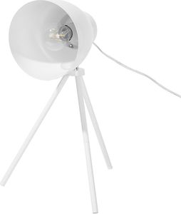 Lampa stołowa Beliani biała  (88438) 1