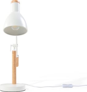 Lampka biurkowa Beliani biała  (63308) 3