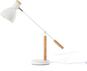 Lampka biurkowa Beliani biała  (63308) 6