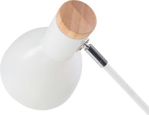 Lampka biurkowa Beliani biała  (63308) 7